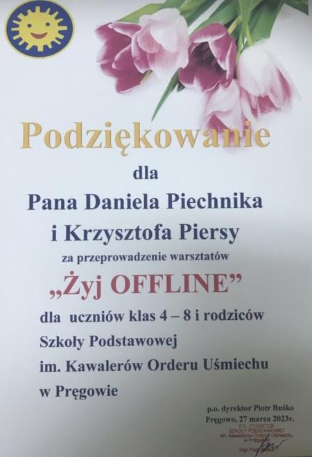 „Żyj offline”