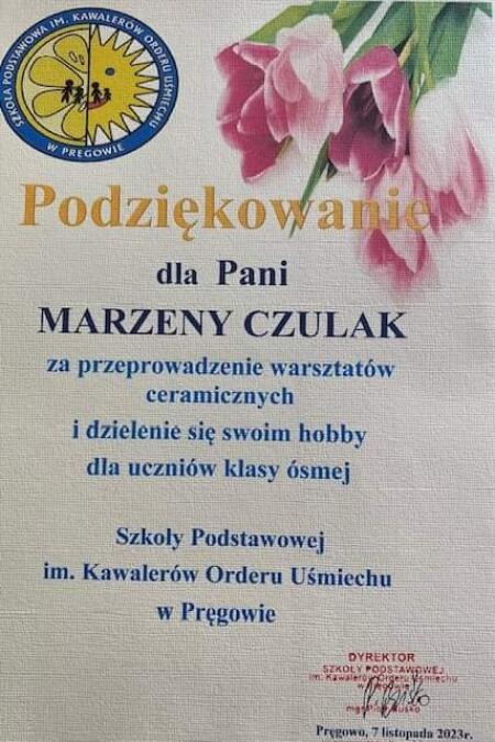 Podziękowania 