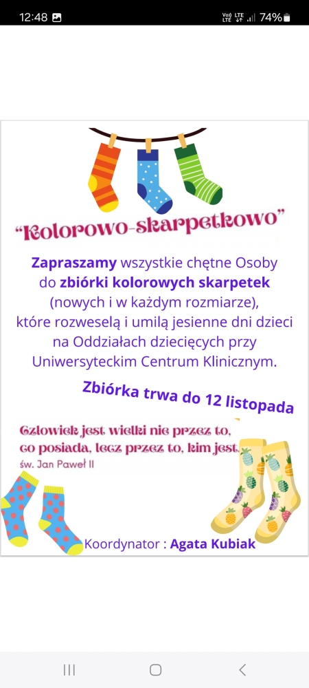 Kolorowo skarpetkowo