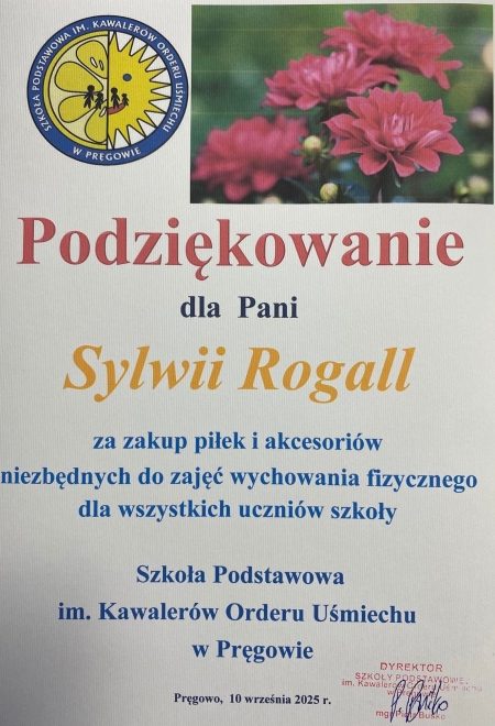 Podziękowania 